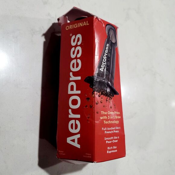 AeroPress Original Coffee Press THE ONLY 3 In 1 Brew Method New OPEN BOX - Picture 1 of 16